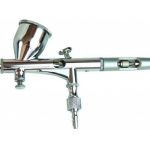 AUARITA Airbrush 0.25 mm, additional regulator, metal cup