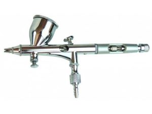 AUARITA Airbrush 0.25 mm, additional regulator, metal cup