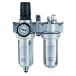 AUARITA 2-element air filter with lubricator and regulator