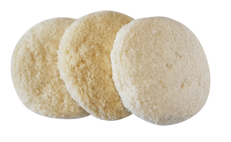 double-sided wool polishing pad Ø 205 mm (SoftWool)