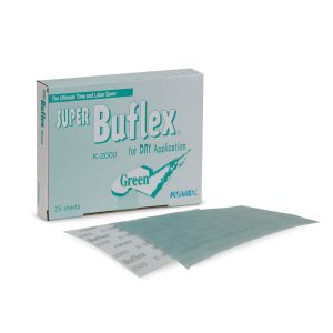 KOVAX SUPER BUFLEX DRY green P2000 170 × 130 mm 25 pcs