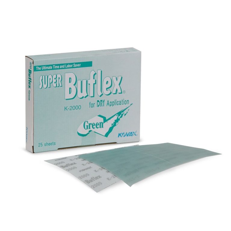 KOVAX SUPER BUFLEX DRY green P2000 170 × 130 mm 25 pcs