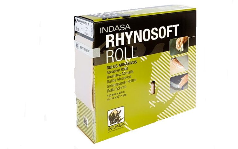 INDASA Abrasive paper on foam 115 mm × 25 m P120