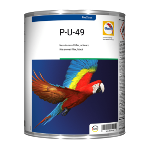 Glasurit P-U-49 Wet-on-wet filler, black 3 L