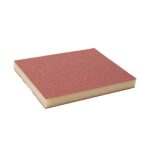 KOVAX FINE double-sided sanding sponge 123 × 98 × 13 mm, red