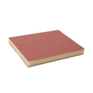 KOVAX FINE double-sided sanding sponge 123 × 98 × 13 mm, red