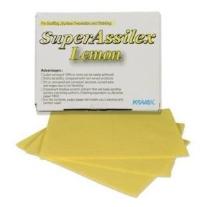 KOVAX SUPER ASSILEX LEMON P800 / 170 × 130 mm 25 pcs