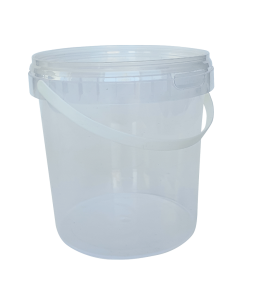 Plastic container with lid, 1.18 L