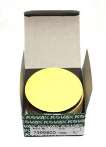 KOVAX YELLOW FILM SUPER TACK discs Ø 75 mm P2000 50 pcs