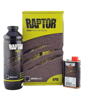 U-POL RAPTOR Liner Standard kaitsekatte komplekt, must, 0,95 L