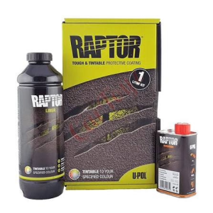 U-POL RAPTOR Liner Standard kaitsekatte komplekt, toonitav, 0,95 L