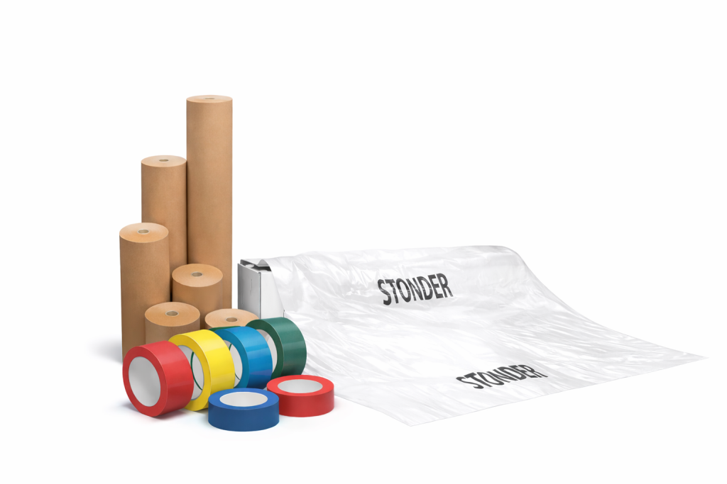 Masking tapes, films and masking paper for painting