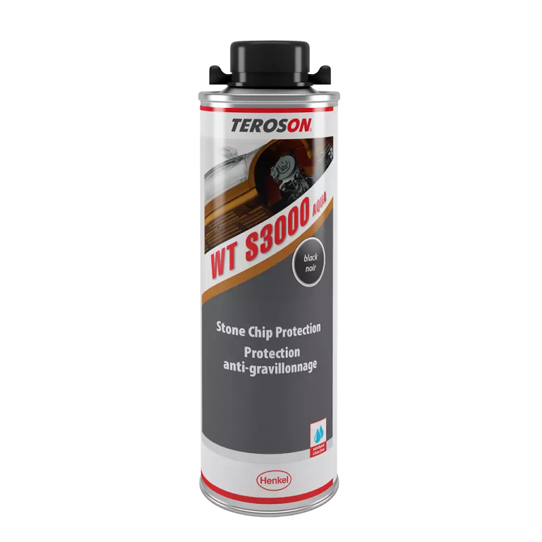 TEROSON WT S3000 AQUA kivikaitse, must, 1 L
