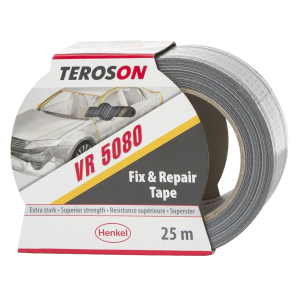 TEROSON VR 5080 universaalne tugev niiskuskindel parandusteip, hall, 25 m